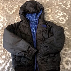 North Face Reversible Child Size 6 Jacket